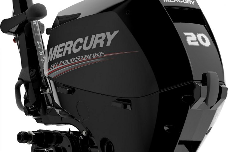 The all new Mercury 15/20hp EFI FourStroke outboard